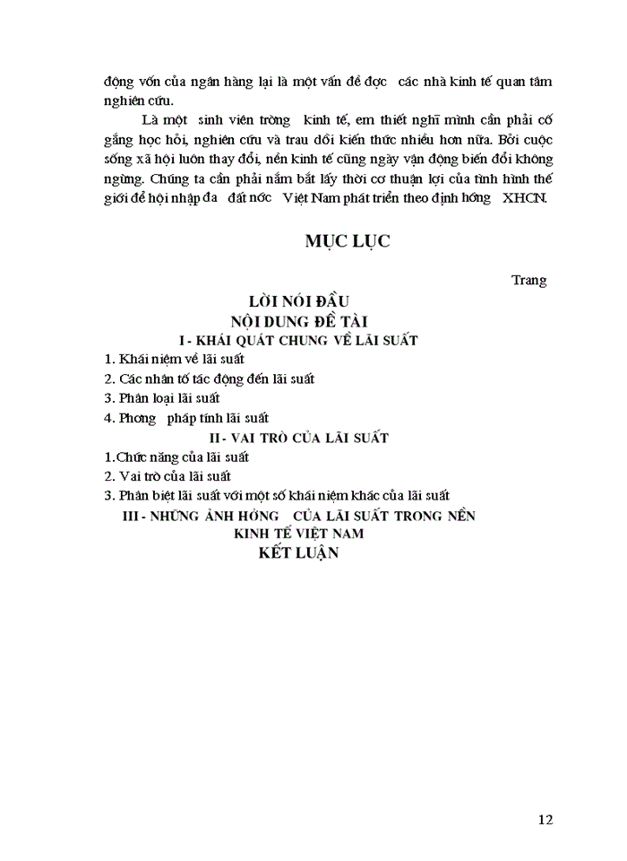image for page Lãi suất và vai trò của lãi suất trong huy động vốn