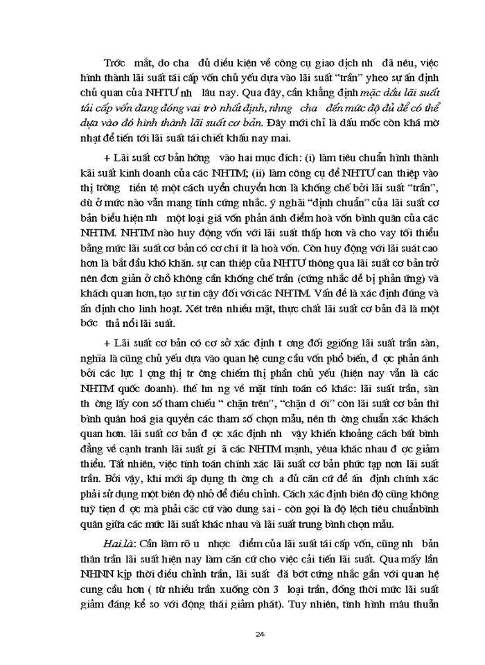 image for page Bàn về hệ thống lãi suất tín dụng ở Việt Nam hiện nay