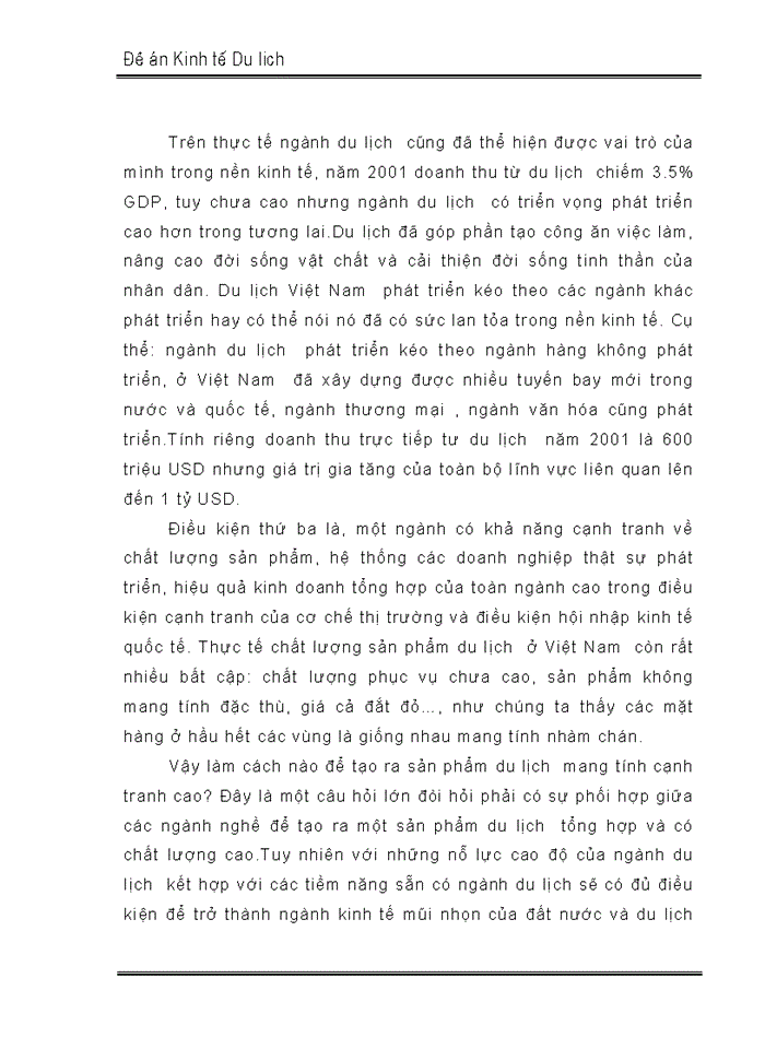 image for page Nghiên cứu mục tiêu, chiến lược phát triển Du lịch ở Việt nam đến năm 2010