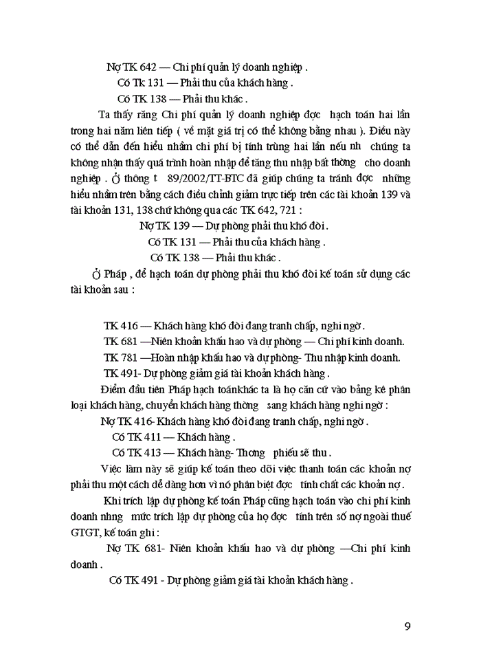 image for page Vấn đề hạch toán các khoản dự phòng trong các doanh nghiệp ở việt nam hiện nay