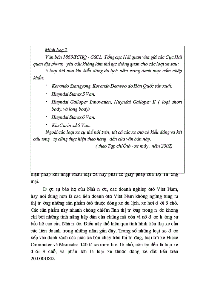 image for page Chính sách can thiệp của Chính phủ Việt Nam vào ngành công nghiệp sản xuất ôtô