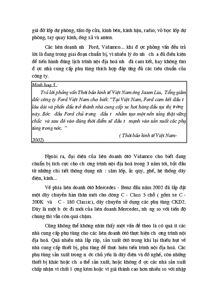 image for page Chính sách can thiệp của Chính phủ Việt Nam vào ngành công nghiệp sản xuất ôtô