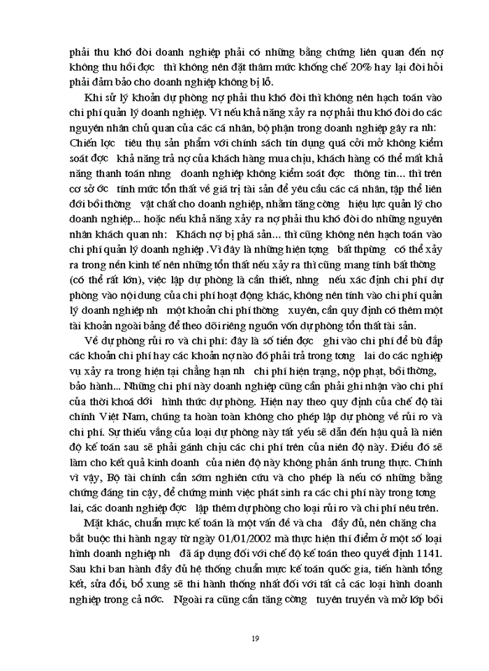 image for page Một số vấn đề xử lý các khoản dự phòng trong doanh nghiệp hiện nay