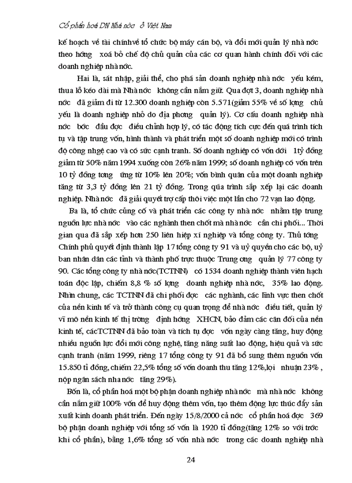 image for page Quan điểm và giải pháp đẩy mạnh cổ phần hoá doanh nghiệp nhà nước