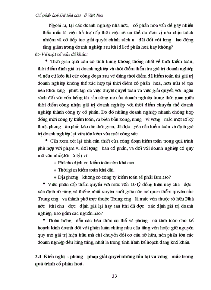 image for page Quan điểm và giải pháp đẩy mạnh cổ phần hoá doanh nghiệp nhà nước