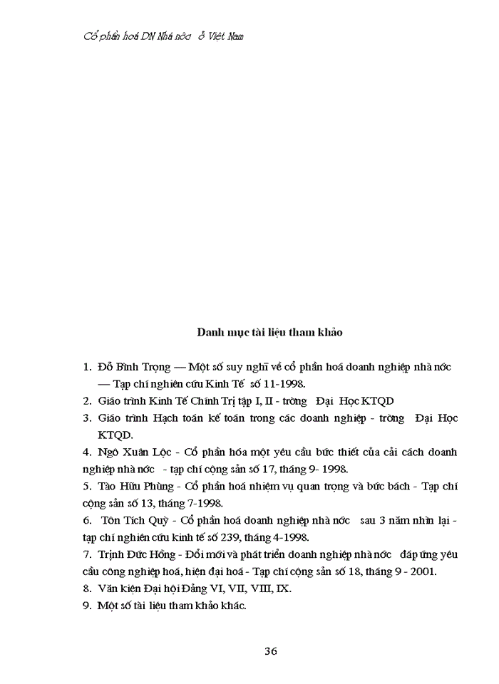 image for page Quan điểm và giải pháp đẩy mạnh cổ phần hoá doanh nghiệp nhà nước