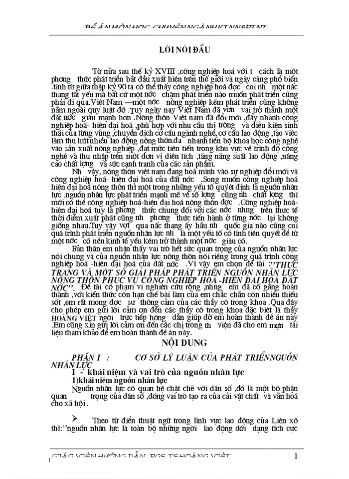 image for page Thực trạng và một số giải pháp phát triển nguồn nhân lực nông thôn phục vụ công nghiệp hoá -hiện đại hoá đất nước