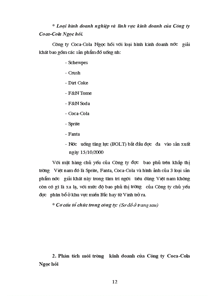 image for page Nâng cao hiệu quả của việc tìm hiểu hành vi người tiêu dùng đối với Công ty Coca- Cola Ngọc Hồi
