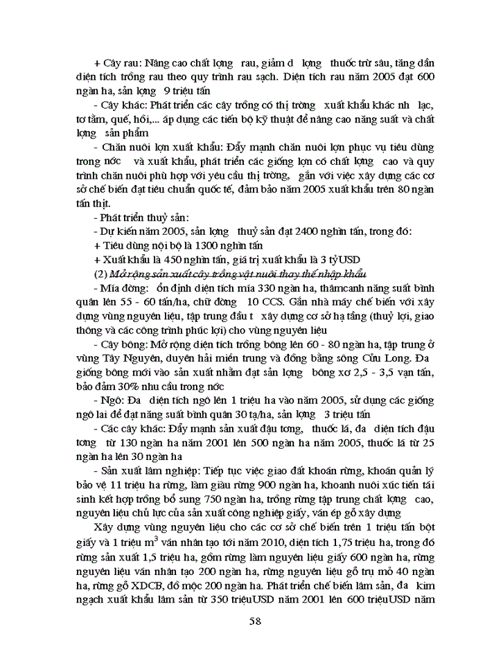 image for page Phương hướng cơ bản chuyển dịch cơ cấu nông nghiệp Việt Nam giai đoạn 2001-2010