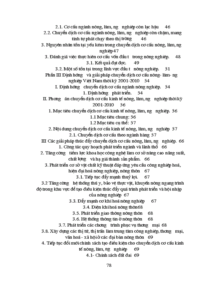 image for page Phương hướng cơ bản chuyển dịch cơ cấu nông nghiệp Việt Nam giai đoạn 2001-2010
