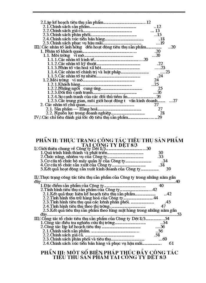 image for page Một số biện pháp nhằm thúc đẩy công tác tiêu thụ sản phẩm tại  Công ty Dệt 8/3.
