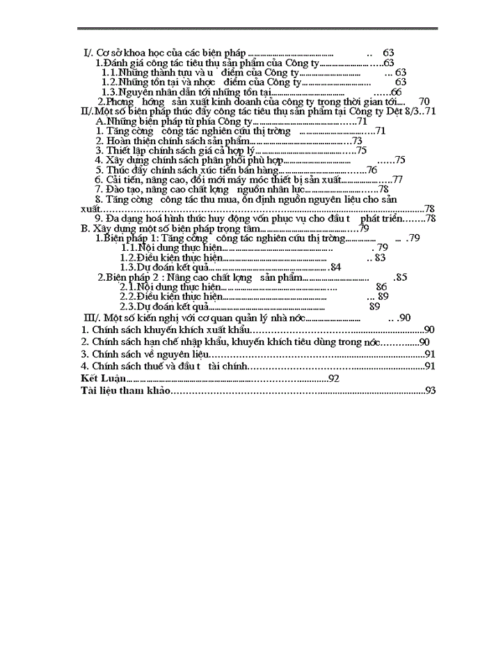 image for page Một số biện pháp nhằm thúc đẩy công tác tiêu thụ sản phẩm tại  Công ty Dệt 8/3.