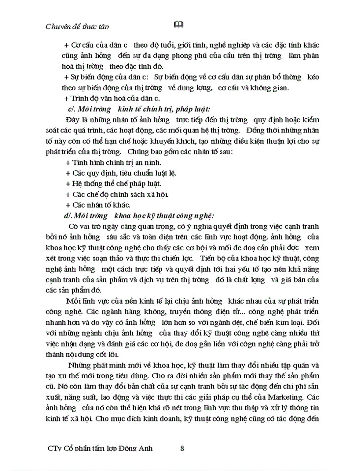 image for page Một số biện pháp cơ bản nhằm duy trì và mở rộng thị trường tiêu thụ sản phẩm của Công ty Cổ phần tấm lợp Đông Anh