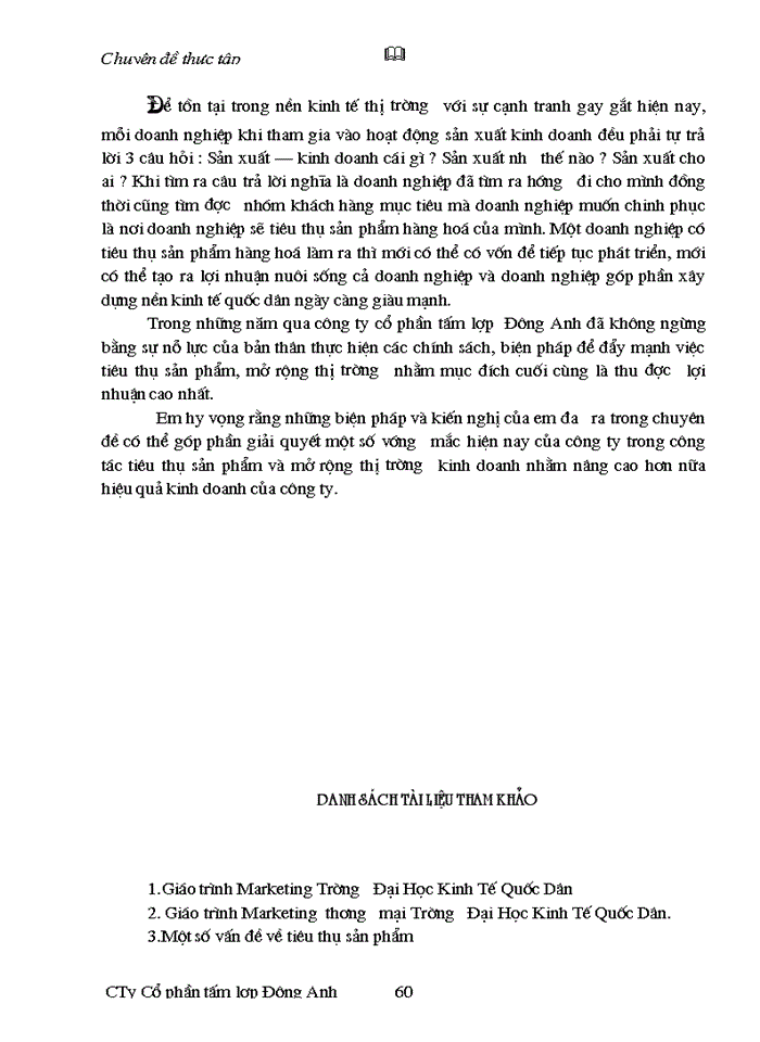 image for page Một số biện pháp cơ bản nhằm duy trì và mở rộng thị trường tiêu thụ sản phẩm của Công ty Cổ phần tấm lợp Đông Anh