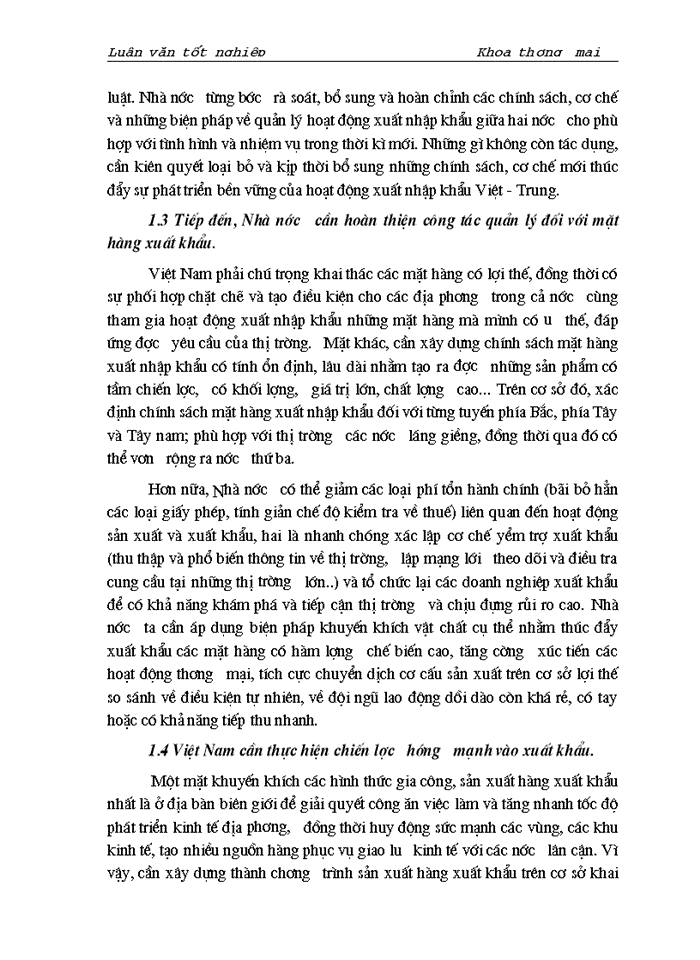 image for page Một số chính sách và giải pháp chủ yếu nhằm đẩy mạnh hoạt động xuất nhập khẩu của Việt Nam và Trung Quốc
