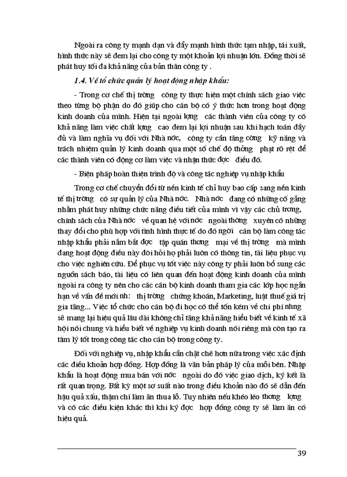 image for page Nâng cao hiệu quả nhập khẩu vật tư máy móc thiết bị ở Công ty xuất nhập khẩu cung ứng vật tư thiết bị đường sắt