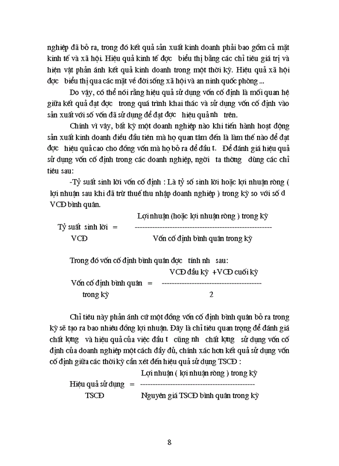 image for page Một số giải pháp chủ yếu nhằm góp phần nâng cao hiệu quả sử dụng vốn cố định ở công ty cao su sao vàng