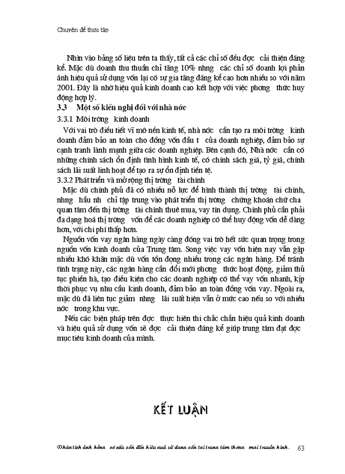 image for page Phân tích ảnh hưởng của cơ cấu vốn đến hiệu quả sử dụng vốn