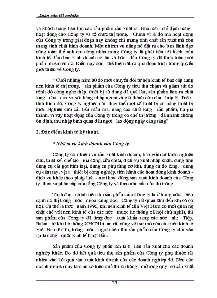 image for page Thực trạng và một số biện pháp nâng cao hiệu quả sử dụng vốn lưu động ở Công ty Dụng cụ Cắt và Đo lường Cơ khí