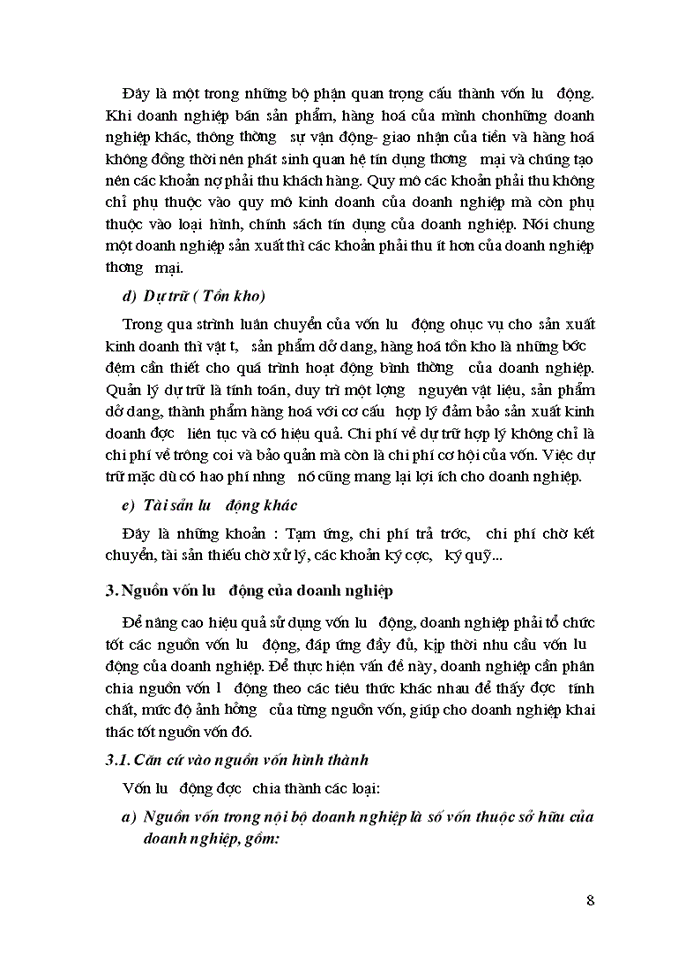 image for page Quản lý vốn lưu động trong kinh doanh của xí nghiệp cơ khí Long Quân và các biện pháp nhằm nâng cao hiệu quả sử dụng vốn lưu động của xí nghiệp