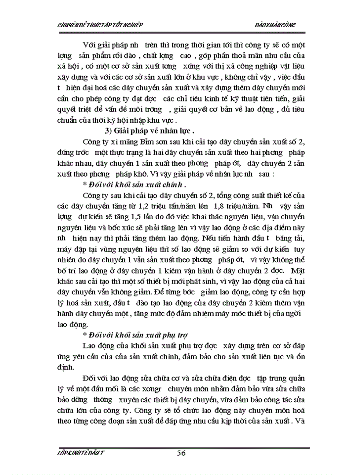 image for page Đầu tư nâng cao chất lượng sản phẩm và khả năng cạnh tranh của Công ty xi măng Bỉm Sơn