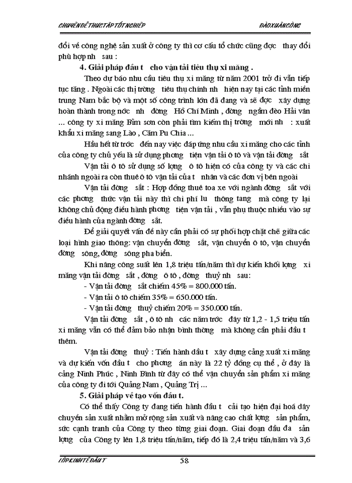 image for page Đầu tư nâng cao chất lượng sản phẩm và khả năng cạnh tranh của Công ty xi măng Bỉm Sơn