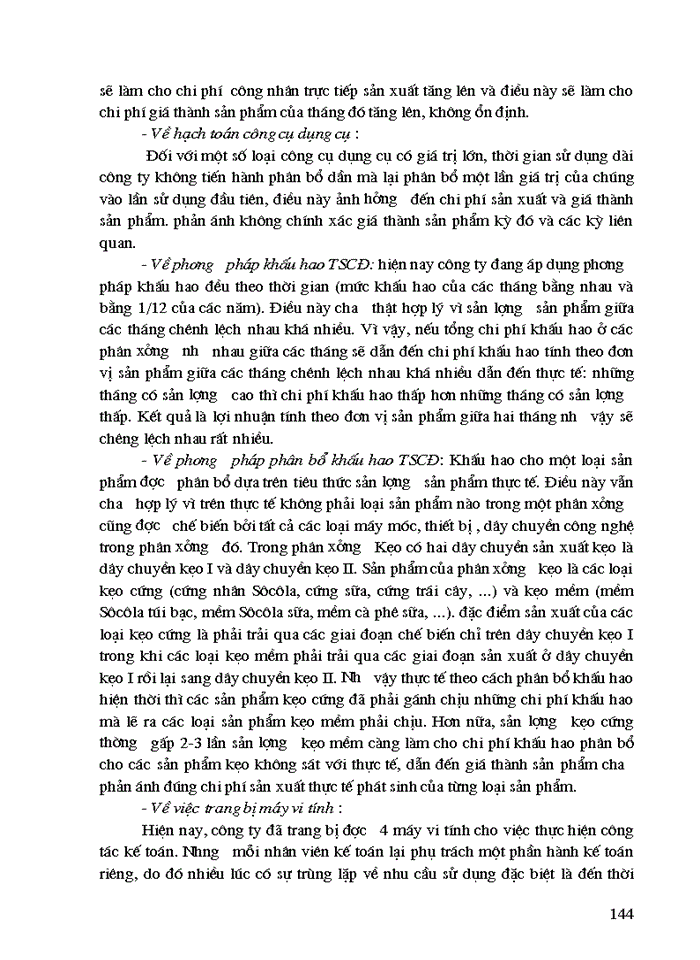 image for page Tổng hợp về công tác kế toán tại Công ty bánh kẹo Hải Châu