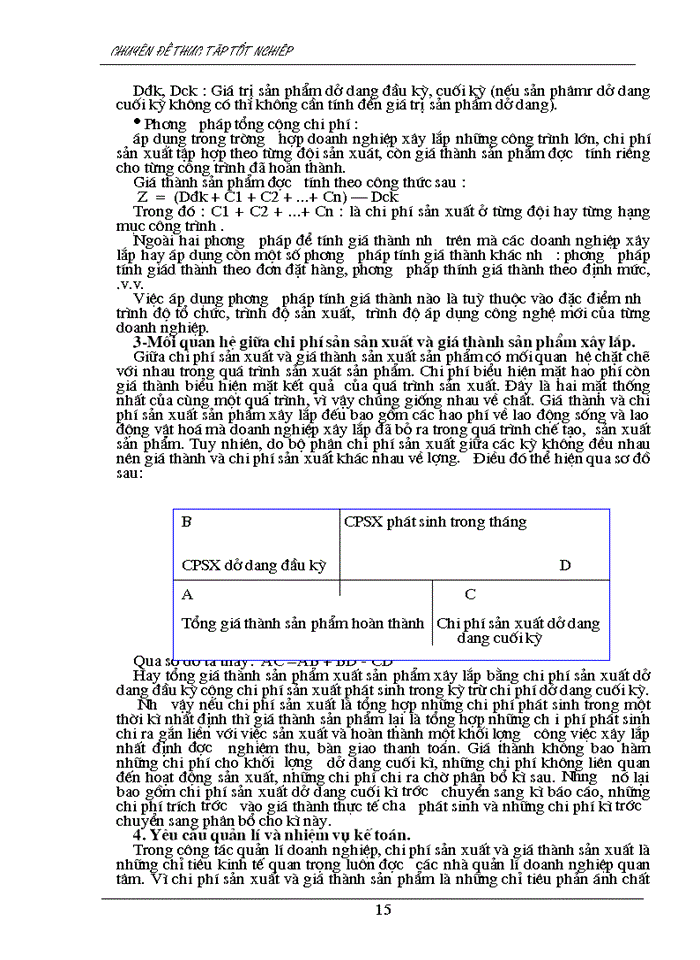 image for page Tình hình thực tế về kế toán chi phí sản xuất và tính giá thành sản phẩm tại xí nghiệp xây dựng công trình giao thông.