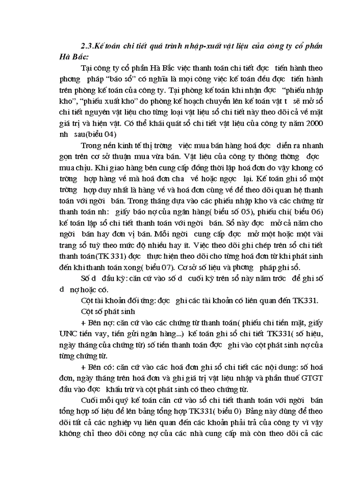 image for page Hoàn thiện công tác kế toàn nguyên vật liệu tại Công ty cổ phần Hà Bắc