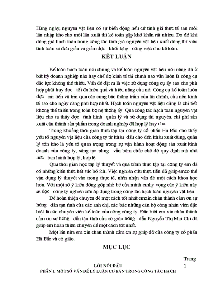 image for page Hoàn thiện công tác kế toàn nguyên vật liệu tại Công ty cổ phần Hà Bắc