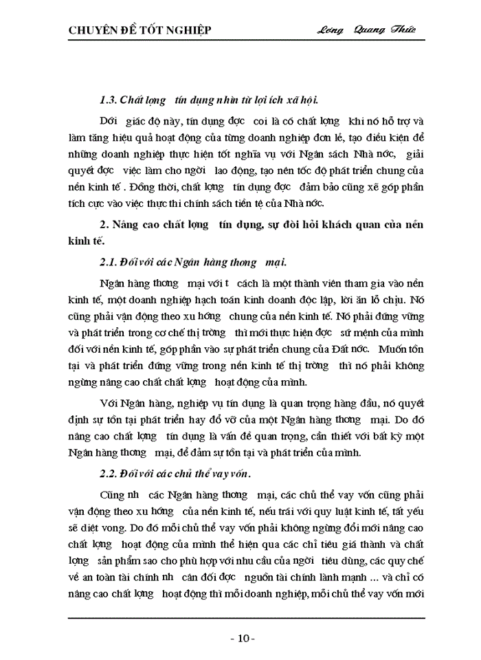 image for page Giải pháp nâng cao chất lượng tín dụng tại Ngân hàng nông nghiệp và phát triển nông thôn tỉnh Hưng Yên