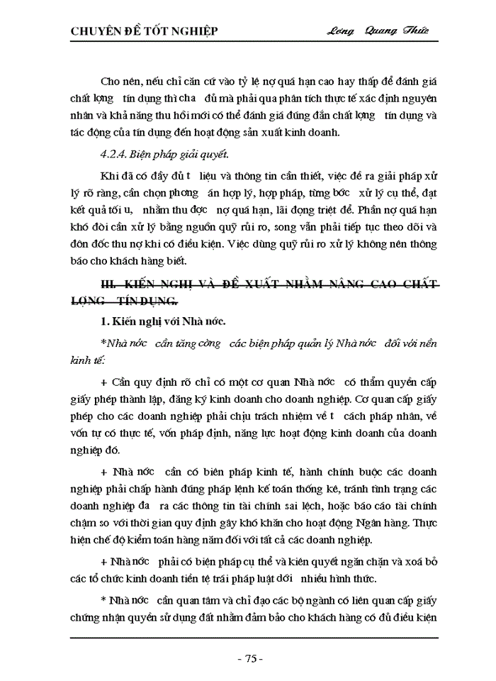 image for page Giải pháp nâng cao chất lượng tín dụng tại Ngân hàng nông nghiệp và phát triển nông thôn tỉnh Hưng Yên