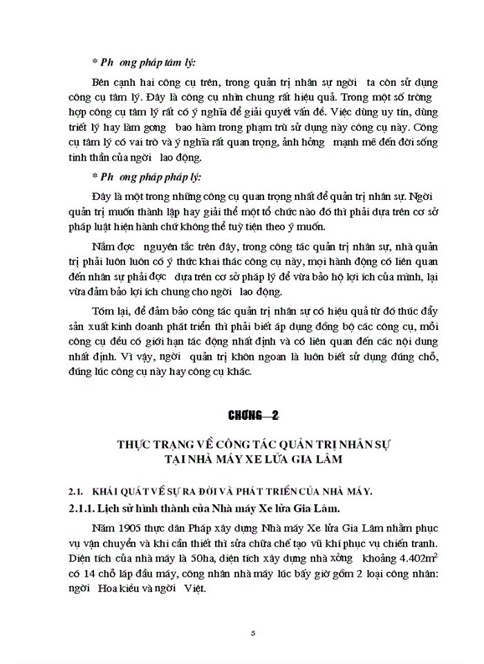 image for page Phân tích và đánh giá, tìm hiểu thực tế hoạt động quản trị nhân sự của Nhà máy Xe lửa Gia Lâm
