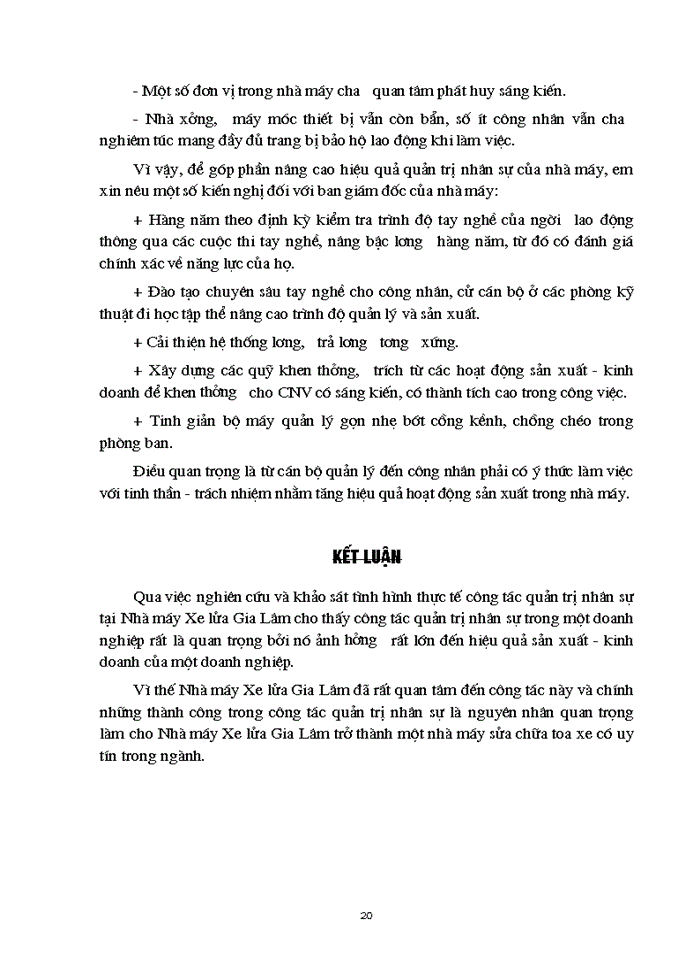 image for page Phân tích và đánh giá, tìm hiểu thực tế hoạt động quản trị nhân sự của Nhà máy Xe lửa Gia Lâm