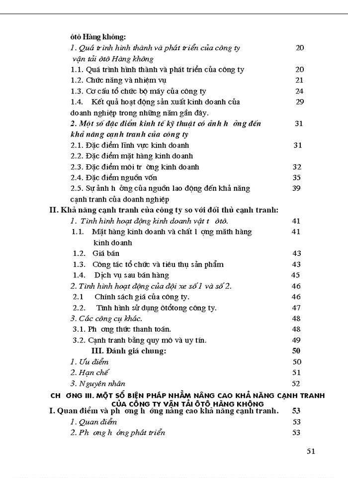 image for page Biện pháp nâng cao khả năng cạnh tranh của công ty vận tải ôtô Hàng không