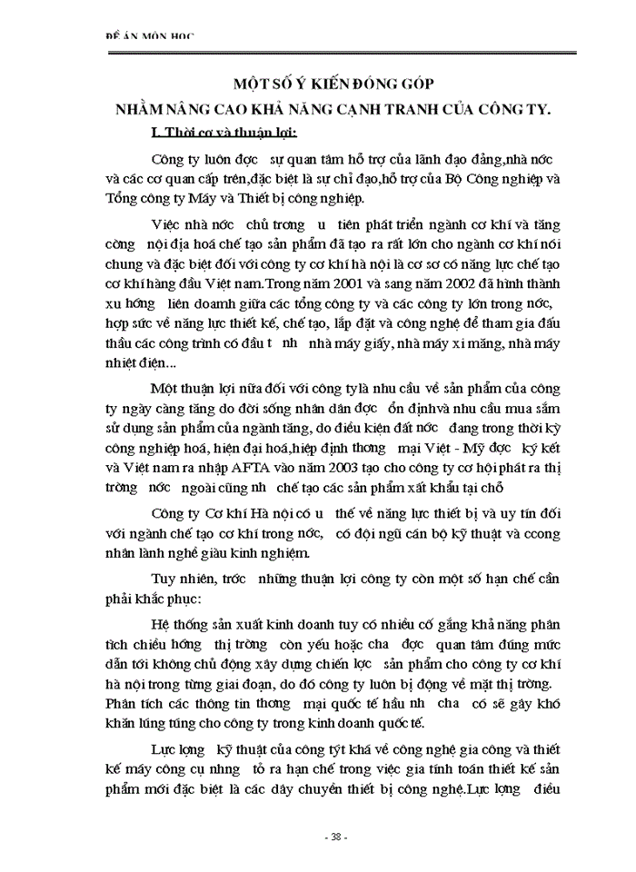 image for page Một số ý kiến nhằm nâng cao sức cạnh tranh của Công ty Cơ Khí Hà Nội