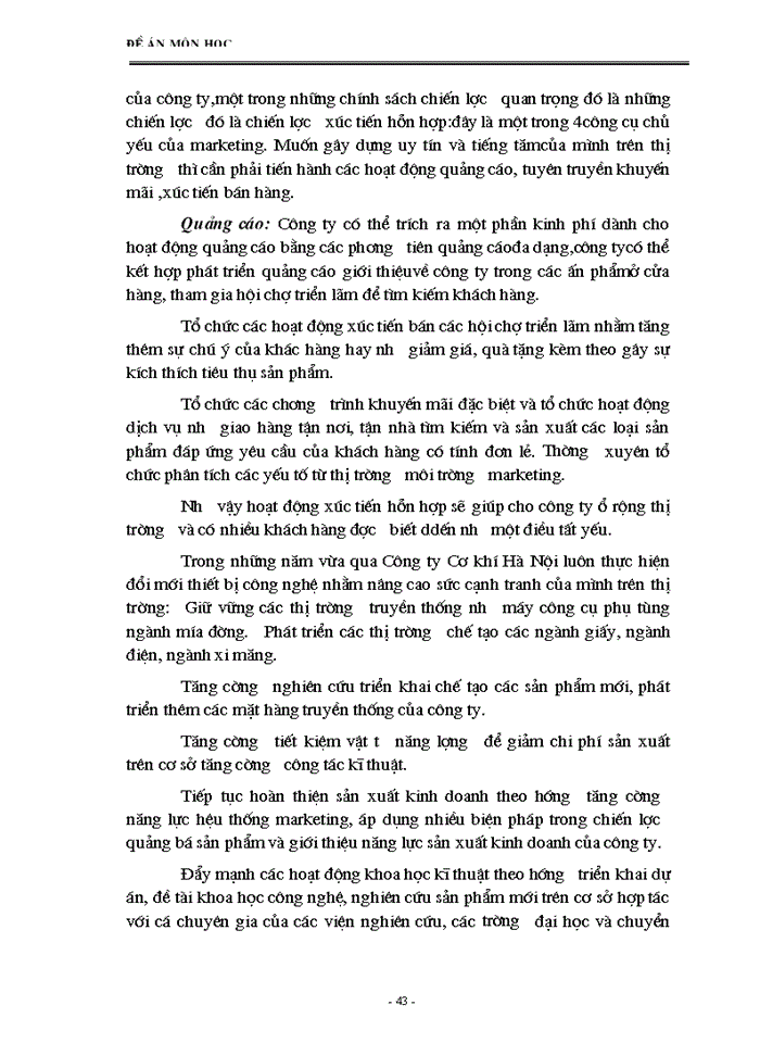 image for page Một số ý kiến nhằm nâng cao sức cạnh tranh của Công ty Cơ Khí Hà Nội