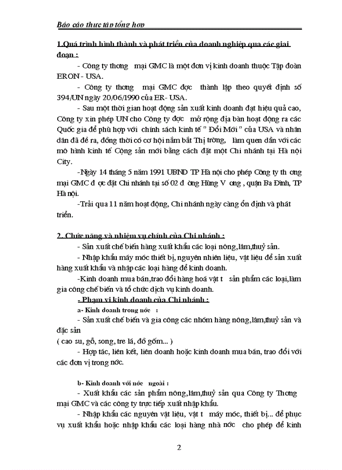 image for page Phân tích tình hình hoạt động kinh doanh của Công ty thương mại GMC