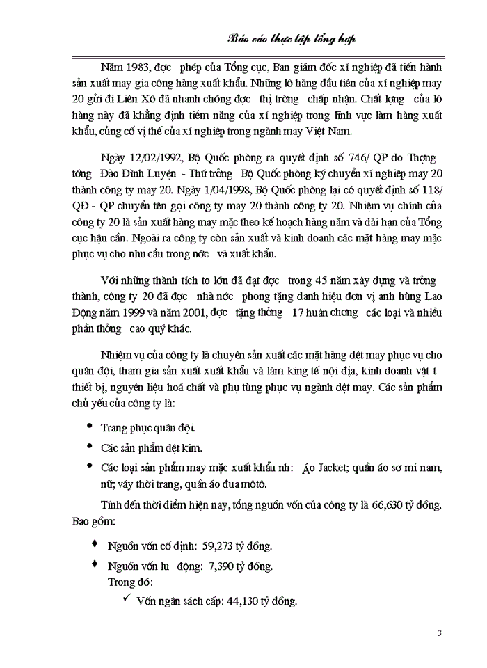 image for page Đặc điểm tổ chức quản lý và tổ chức sản xuất kinh doanh của công ty