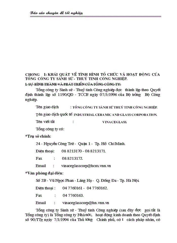image for page Một số biện pháp nâng cao hiệu quả công tác Văn thư - Lưu trữ trong văn phòng Tổng công ty Sành sứ - Thuỷ tinh C ông nghiệp
