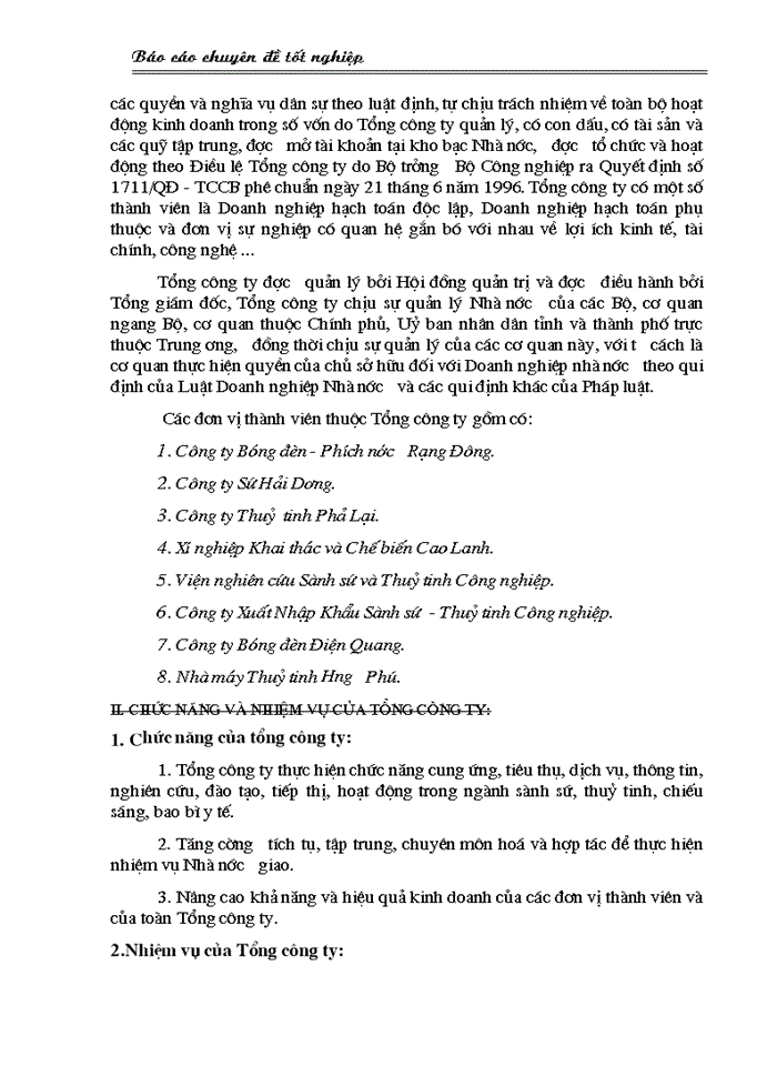 image for page Một số biện pháp nâng cao hiệu quả công tác Văn thư - Lưu trữ trong văn phòng Tổng công ty Sành sứ - Thuỷ tinh C ông nghiệp