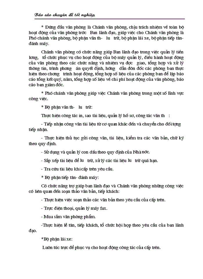 image for page Một số biện pháp nâng cao hiệu quả công tác Văn thư - Lưu trữ trong văn phòng Tổng công ty Sành sứ - Thuỷ tinh C ông nghiệp