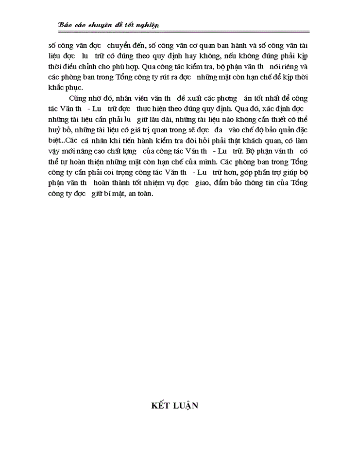 image for page Một số biện pháp nâng cao hiệu quả công tác Văn thư - Lưu trữ trong văn phòng Tổng công ty Sành sứ - Thuỷ tinh C ông nghiệp
