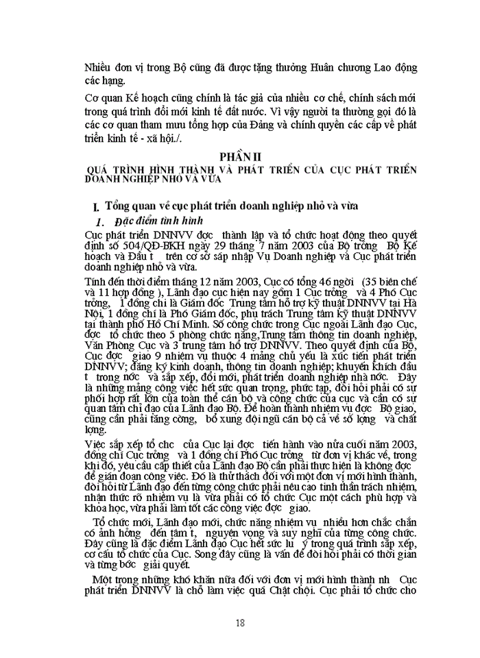 image for page Phương hướng, chương trình phát triển và những dự kiến về đổi mới hoạt động của cục phát triển doanh nghiệp nhỏ và vừa trong tương lai