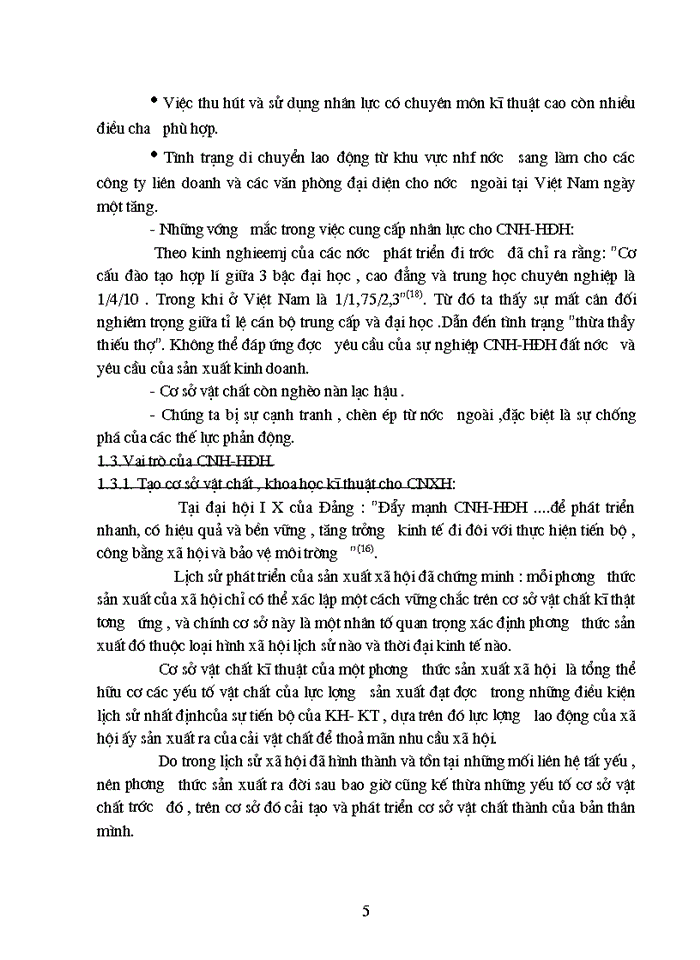 image for page Công nghiệp hoá hiện đại hoá và vai trò của nó đối với sự nghiệp xã hội chu nghĩa ở nước ta hiện nay