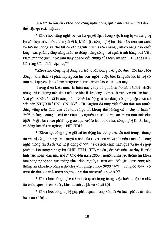image for page Công nghiệp hoá hiện đại hoá và vai trò của nó đối với sự nghiệp xã hội chu nghĩa ở nước ta hiện nay
