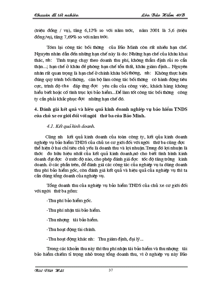 image for page Bàn về nghiệp vụ bảo hiểm TNDS của chủ xe cơ giới đối với người thứ ba tại Công ty Bảo Hiểm Thành Phố Hồ Chí Minh