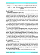 Hoàn thiện công tác kế toán tập hợp chi phí sản xuất và tính giá thành sản phẩm nước sạch tại Công ty Cấp nước Thái Nguyên