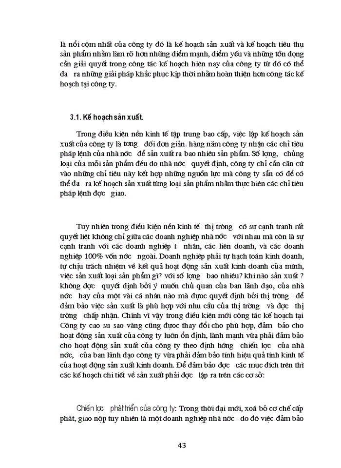 image for page Hoàn thiện quy trình công tác kế hoạch ở Công ty cao su Sao vàng