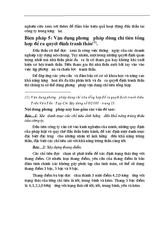 image for page Đấu thầu và một số giải pháp nâng cao hiệu quả đấu thầu tại công ty Xây dựng số 1- Tổng công ty Xây dựng Hà Nội